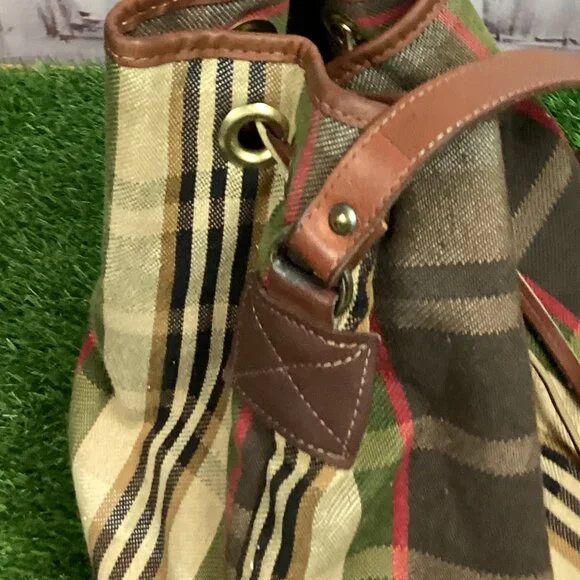 Vintage Heckathorn Plaid Bucket Bag - Picture 5 of 13